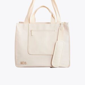 Beis beige east to west tote